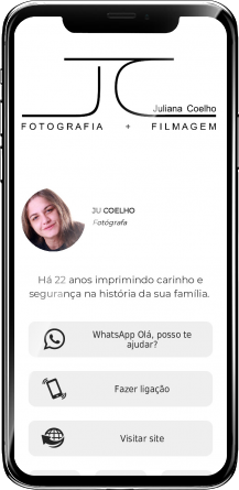 Juliana Coelho Cartao de Visita Digital | Cartão Interativo